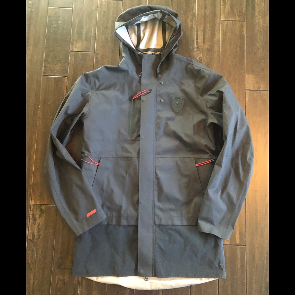 Mens Puma X Ferrari Rain Jacket / Shell Rare
